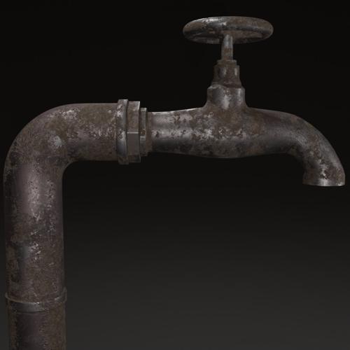 Old Rustic water tap and bucket preview image